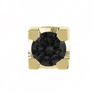 Pendente Dédié in Oro giallo Diamante Black 0.06 Ct CID0139 DN GI - CID0139 DN GI